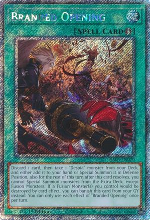 Branded Opening (Platinum Secret Rare) (RA03-EN070) - Quarter Century Bonanza 1st Edition Quarter Century Bonanza Yugioh Single Squirtle Squad Card Shop.