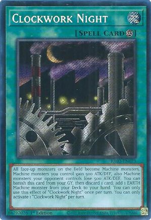 Clockwork Night (Secret Rare) (RA03-EN071) - Quarter Century Bonanza 1st Edition Quarter Century Bonanza Yugioh Single Squirtle Squad Card Shop.