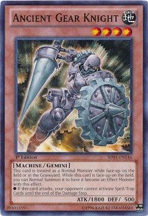 Ancient Gear Knight (BP01-EN146) - Battle Pack: Epic Dawn Unlimited Battle Pack: Epic Dawn Yugioh Single Squirtle Squad Card Shop.