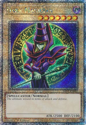 Dark Magician (Quarter Century Secret Rare) (RA03-EN080) - Quarter Century Bonanza 1st Edition Quarter Century Bonanza Yugioh Single Squirtle Squad Card Shop.