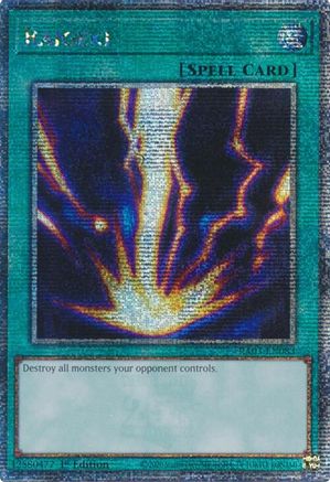 Raigeki (Quarter Century Secret Rare) (RA03-EN083) - Quarter Century Bonanza 1st Edition Quarter Century Bonanza Yugioh Single Squirtle Squad Card Shop.
