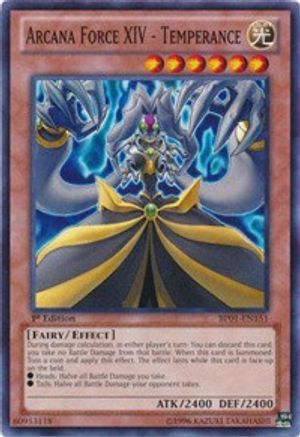 Arcana Force XIV - Temperance (BP01-EN151) - Battle Pack: Epic Dawn Unlimited Battle Pack: Epic Dawn Yugioh Single Squirtle Squad Card Shop.