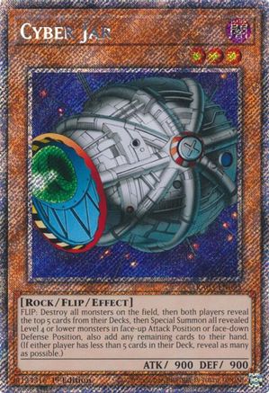 Cyber Jar (Platinum Secret Rare) (RA03-EN095) - Quarter Century Bonanza 1st Edition Quarter Century Bonanza Yugioh Single Squirtle Squad Card Shop.