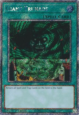 Giant Trunade (Platinum Secret Rare) (RA03-EN097) - Quarter Century Bonanza 1st Edition Quarter Century Bonanza Yugioh Single Squirtle Squad Card Shop.