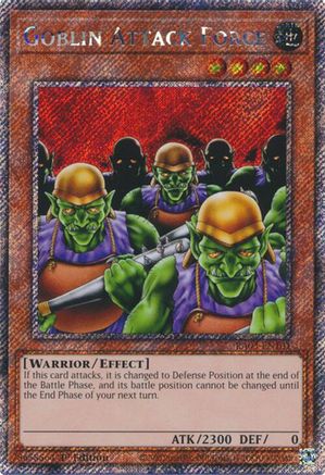 Goblin Attack Force (Platinum Secret Rare) (RA03-EN101) - Quarter Century Bonanza 1st Edition Quarter Century Bonanza Yugioh Single Squirtle Squad Card Shop.