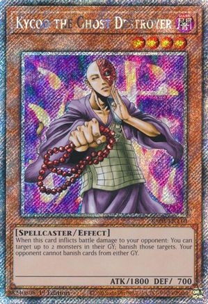 Kycoo the Ghost Destroyer (Platinum Secret Rare) (RA03-EN110) - Quarter Century Bonanza 1st Edition Quarter Century Bonanza Yugioh Single Squirtle Squad Card Shop.