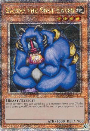 Bazoo the Soul-Eater (Quarter Century Secret Rare) (RA03-EN111) - Quarter Century Bonanza 1st Edition Quarter Century Bonanza Yugioh Single Squirtle Squad Card Shop.