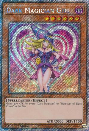 Dark Magician Girl (Platinum Secret Rare) (A) (RA03-EN123) - Quarter Century Bonanza 1st Edition Quarter Century Bonanza Yugioh Single Squirtle Squad Card Shop.