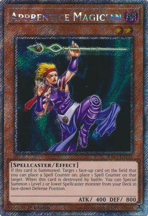 Apprentice Magician (Platinum Secret Rare) (RA03-EN124) - Quarter Century Bonanza 1st Edition Quarter Century Bonanza Yugioh Single Squirtle Squad Card Shop.