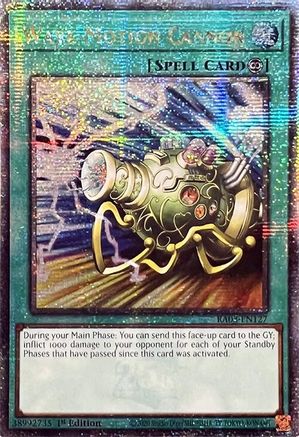 Wave-Motion Cannon (Quarter Century Secret Rare) (RA03-EN127) - Quarter Century Bonanza 1st Edition Quarter Century Bonanza Yugioh Single Squirtle Squad Card Shop.