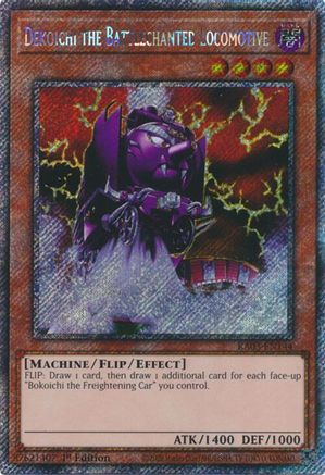 Dekoichi the Battlechanted Locomotive (Platinum Secret Rare) (RA03-EN144) - Quarter Century Bonanza 1st Edition Quarter Century Bonanza Yugioh Single Squirtle Squad Card Shop.