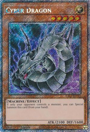 Cyber Dragon (Platinum Secret Rare) (RA03-EN155) - Quarter Century Bonanza 1st Edition Quarter Century Bonanza Yugioh Single Squirtle Squad Card Shop.
