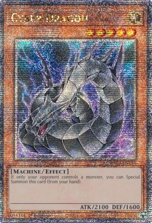 Cyber Dragon (Quarter Century Secret Rare) (RA03-EN155) - Quarter Century Bonanza 1st Edition Quarter Century Bonanza Yugioh Single Squirtle Squad Card Shop.