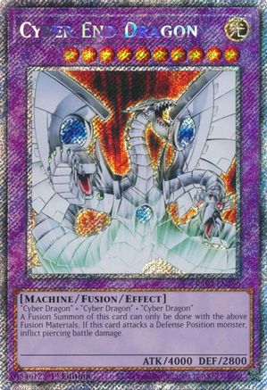 Cyber End Dragon (Platinum Secret Rare) (RA03-EN156) - Quarter Century Bonanza 1st Edition Quarter Century Bonanza Yugioh Single Squirtle Squad Card Shop.