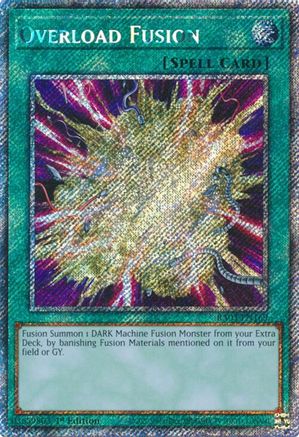 Overload Fusion (Platinum Secret Rare) (RA03-EN169) - Quarter Century Bonanza 1st Edition Quarter Century Bonanza Yugioh Single Squirtle Squad Card Shop.