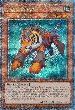 Test Tiger (Quarter Century Secret Rare) (RA03-EN189) - Quarter Century Bonanza 1st Edition Quarter Century Bonanza Yugioh Single Squirtle Squad Card Shop.