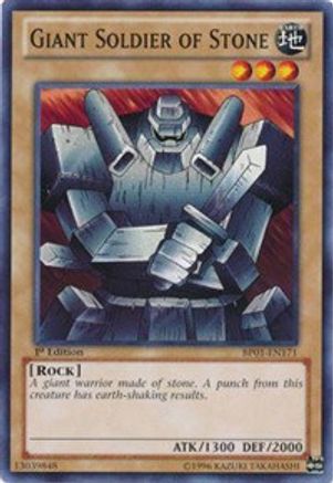 Giant Soldier of Stone (BP01-EN171) - Battle Pack: Epic Dawn 1st Edition Battle Pack: Epic Dawn Yugioh Single Squirtle Squad Card Shop.