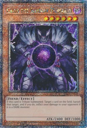 Caius the Shadow Monarch (Quarter Century Secret Rare) (RA03-EN194) - Quarter Century Bonanza 1st Edition Quarter Century Bonanza Yugioh Single Squirtle Squad Card Shop.
