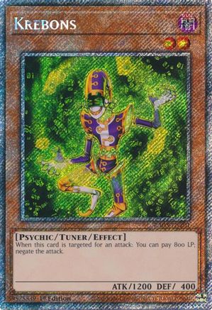 Krebons (Platinum Secret Rare) (RA03-EN201) - Quarter Century Bonanza 1st Edition Quarter Century Bonanza Yugioh Single Squirtle Squad Card Shop.