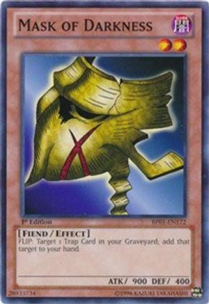 Mask of Darkness (BP01-EN172) - Battle Pack: Epic Dawn 1st Edition Battle Pack: Epic Dawn Yugioh Single Squirtle Squad Card Shop.