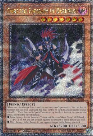 Gorz the Emissary of Darkness (Quarter Century Secret Rare) (RA03-EN210) - Quarter Century Bonanza 1st Edition Quarter Century Bonanza Yugioh Single Squirtle Squad Card Shop.