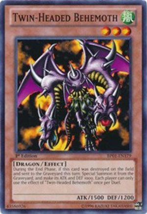 Twin-Headed Behemoth (BP01-EN179) - Battle Pack: Epic Dawn 1st Edition Battle Pack: Epic Dawn Yugioh Single Squirtle Squad Card Shop.