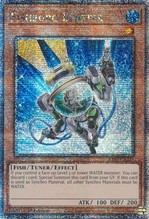 Fishborg Blaster (Quarter Century Secret Rare) (RA03-EN225) - Quarter Century Bonanza 1st Edition Quarter Century Bonanza Yugioh Single Squirtle Squad Card Shop.