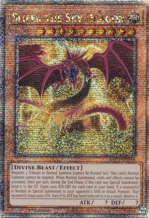 Slifer the Sky Dragon (Quarter Century Secret Rare) (RA03-EN244) - Quarter Century Bonanza 1st Edition Quarter Century Bonanza Yugioh Single Squirtle Squad Card Shop.