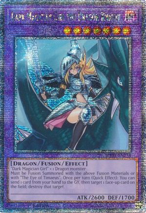 Dark Magician Girl the Dragon Knight (Quarter Century Secret Rare) (RA03-EN258) - Quarter Century Bonanza 1st Edition Quarter Century Bonanza Yugioh Single Squirtle Squad Card Shop.