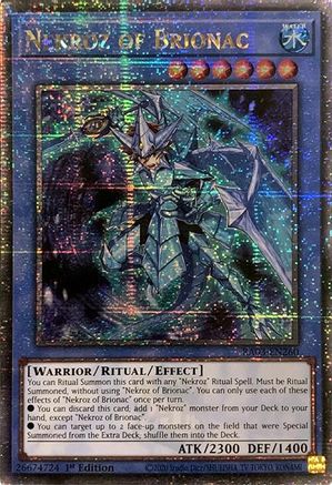 Nekroz of Brionac (Quarter Century Secret Rare) (RA03-EN260) - Quarter Century Bonanza 1st Edition Quarter Century Bonanza Yugioh Single Squirtle Squad Card Shop.