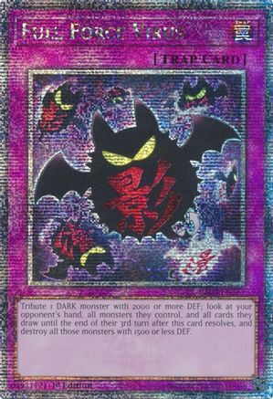 Full Force Virus (Quarter Century Secret Rare) (RA03-EN267) - Quarter Century Bonanza 1st Edition Quarter Century Bonanza Yugioh Single Squirtle Squad Card Shop.
