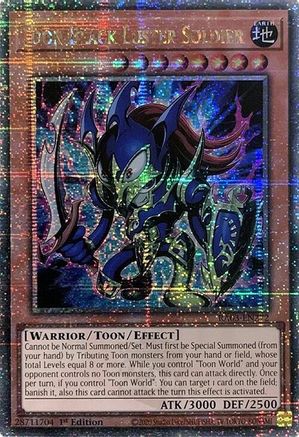Toon Black Luster Soldier (Quarter Century Secret Rare) (RA03-EN272) - Quarter Century Bonanza 1st Edition Quarter Century Bonanza Yugioh Single Squirtle Squad Card Shop.