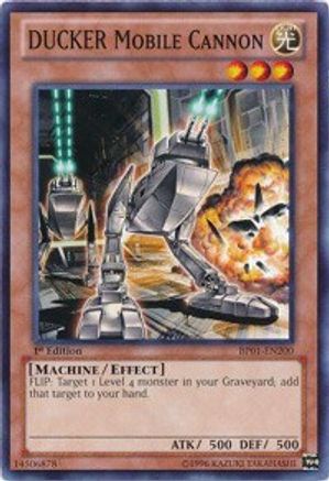 DUCKER Mobile Cannon (BP01-EN200) - Battle Pack: Epic Dawn Unlimited Battle Pack: Epic Dawn Yugioh Single Squirtle Squad Card Shop.