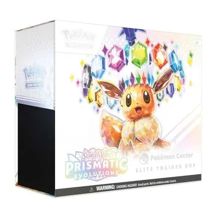 Pokemon TCG - Scarlet & Violet Prismatic Evolutions Pokemon Center Elite Trainer Box - Exclusive - Sealed - English SV: Prismatic Evolutions Pokemon Sealed Squirtle Squad Card Shop.