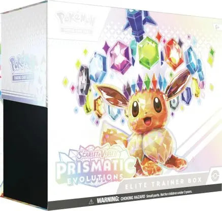 Pokemon TCG - Scarlet & Violet Prismatic Evolutions Elite Trainer Box - Sealed - English SV: Prismatic Evolutions Pokemon Sealed Squirtle Squad Card Shop.