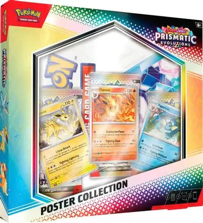 Prismatic Evolutions Poster Collection SV: Prismatic Evolutions Pokemon Sealed Squirtle Squad Card Shop.