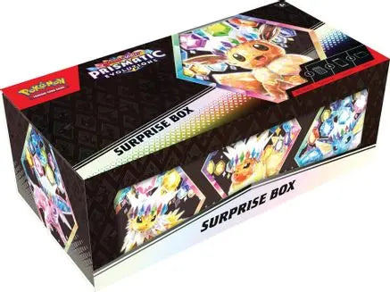 Prismatic Evolutions Surprise Box SV: Prismatic Evolutions Pokemon Sealed Squirtle Squad Card Shop.