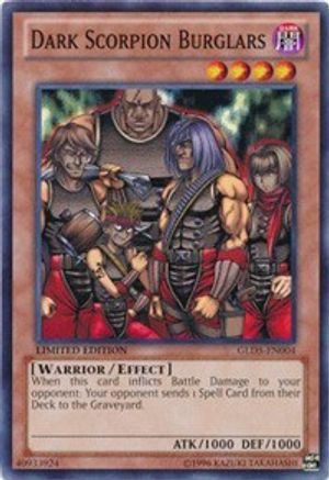 Dark Scorpion Burglars (GLD5-EN004) - Gold Series: Haunted Mine Limited Gold Series: Haunted Mine Yugioh Single Squirtle Squad Card Shop.