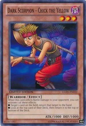 Dark Scorpion - Chick the Yellow (GLD5-EN010) - Gold Series: Haunted Mine Limited Gold Series: Haunted Mine Yugioh Single Squirtle Squad Card Shop.