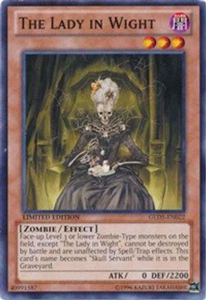 The Lady in Wight (GLD5-EN022) - Gold Series: Haunted Mine Limited Gold Series: Haunted Mine Yugioh Single Squirtle Squad Card Shop.