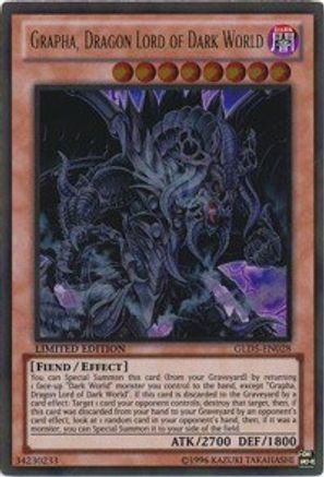 Grapha, Dragon Lord of Dark World (GLD5-EN028) - Gold Series: Haunted Mine Limited Gold Series: Haunted Mine Yugioh Single Squirtle Squad Card Shop.