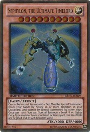 Sephylon, the Ultimate Timelord (GLD5-EN029) - Gold Series: Haunted Mine Limited Gold Series: Haunted Mine Yugioh Single Squirtle Squad Card Shop.