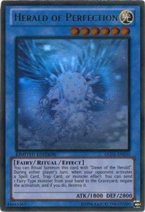 Herald of Perfection (GLD5-EN030) - Gold Series: Haunted Mine Limited Gold Series: Haunted Mine Yugioh Single Squirtle Squad Card Shop.