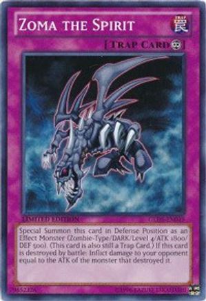 Zoma the Spirit (GLD5-EN049) - Gold Series: Haunted Mine Limited Gold Series: Haunted Mine Yugioh Single Squirtle Squad Card Shop.