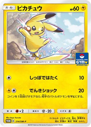 Pikachu - 214/SM-P (214/SM-P) - SMP Sun Moon Promos SM-P: Sun & Moon Promos Pokemon Japanese Single Squirtle Squad Card Shop.