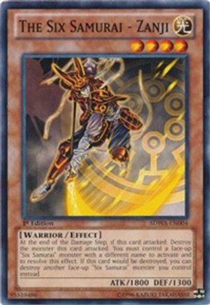 The Six Samurai - Zanji (SDWA-EN004) - Structure Deck: Samurai Warlords 1st Edition Structure Deck: Samurai Warlords Yugioh Single Squirtle Squad Card Shop.