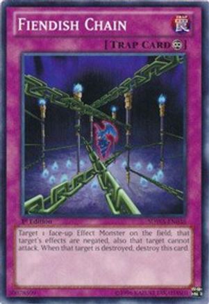 Fiendish Chain (SDWA-EN036) - Structure Deck: Samurai Warlords 1st Edition Structure Deck: Samurai Warlords Yugioh Single Squirtle Squad Card Shop.
