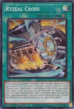 Ryzeal Cross (CRBR-EN009) - Crossover Breakers 1st Edition Crossover Breakers Yugioh Single Squirtle Squad Card Shop.