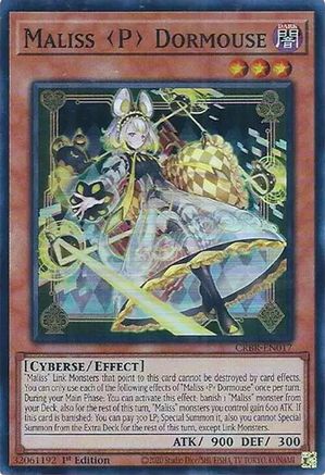 Maliss P Dormouse (CRBR-EN017) - Crossover Breakers 1st Edition Crossover Breakers Yugioh Single Squirtle Squad Card Shop.
