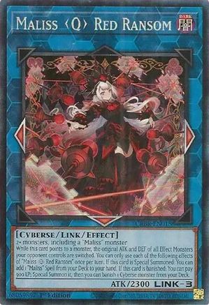 Maliss Q Red Ransom (CR) (CRBR-EN018) - Crossover Breakers 1st Edition Crossover Breakers Yugioh Single Squirtle Squad Card Shop.